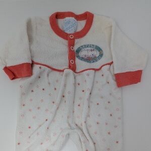 Little Miracles Terrycloth Sleeper Vintage Made in Canada